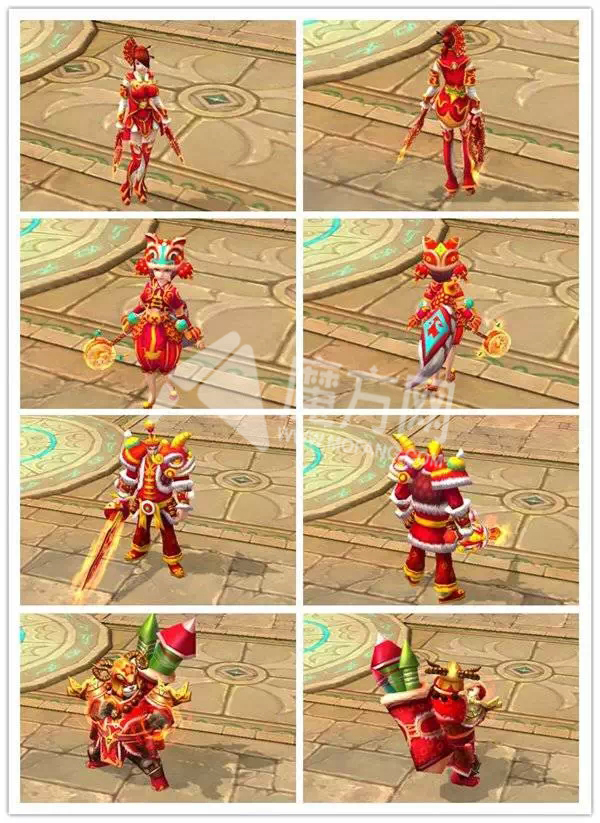 各职业新年时装 太极熊猫新年时装抢先看